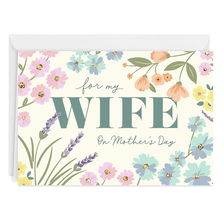 Lucky to Share This Love Custom Mother's Day Card for Wife