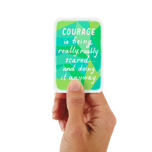 3.25" Mini Have Courage Blank Card, 