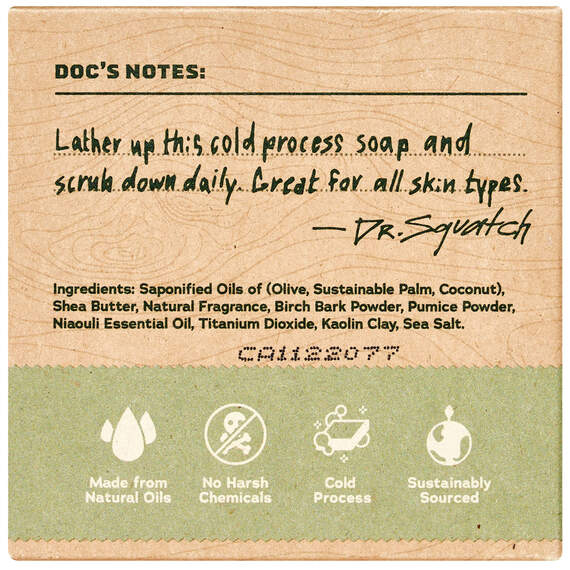 Dr. Squatch Birchwood Breeze Natural Soap for Men, 5 oz., , large image number 2