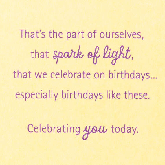 Spark of Light 60th Birthday Card, , large image number 3