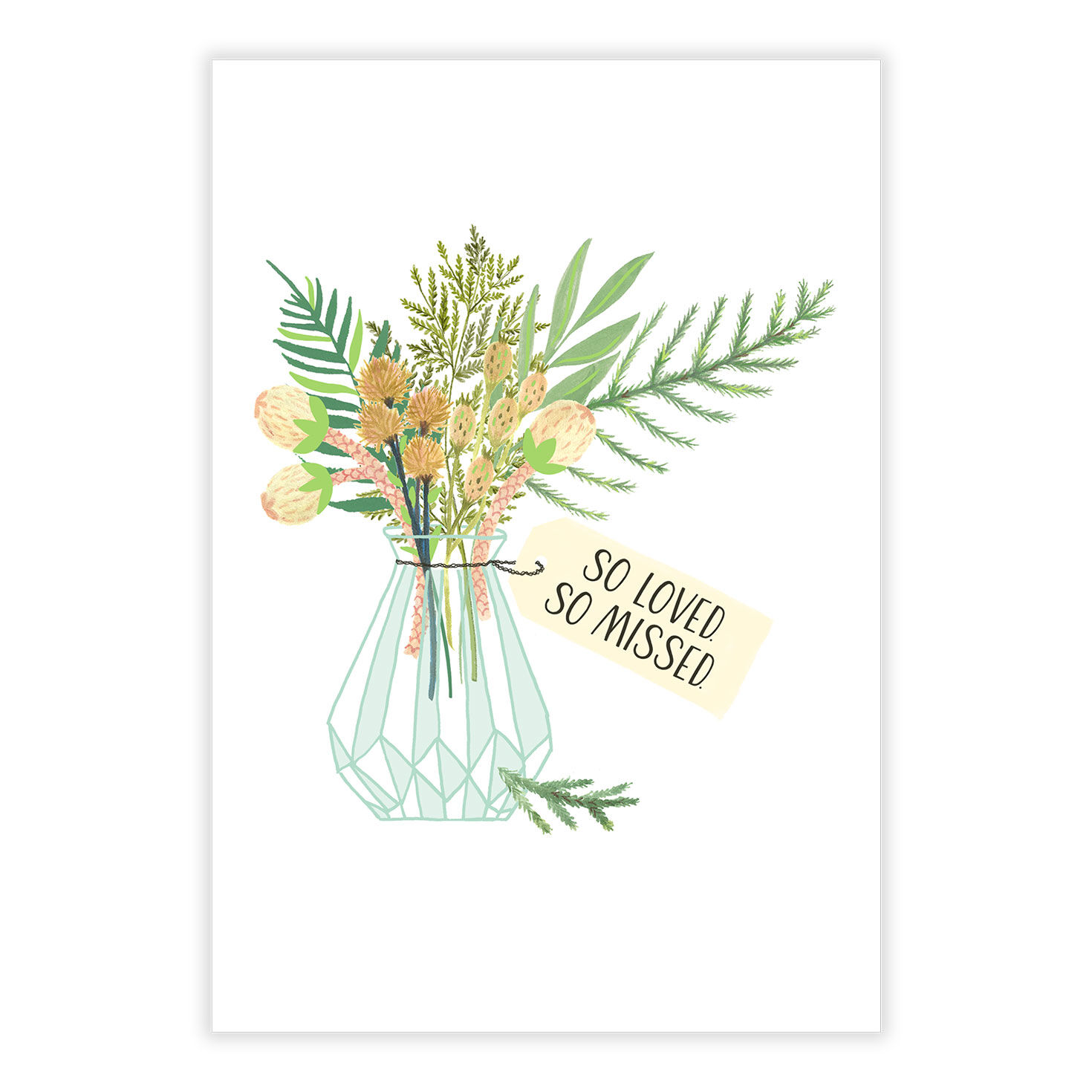 So Loved, So Missed Sympathy eCard, , large image number 2