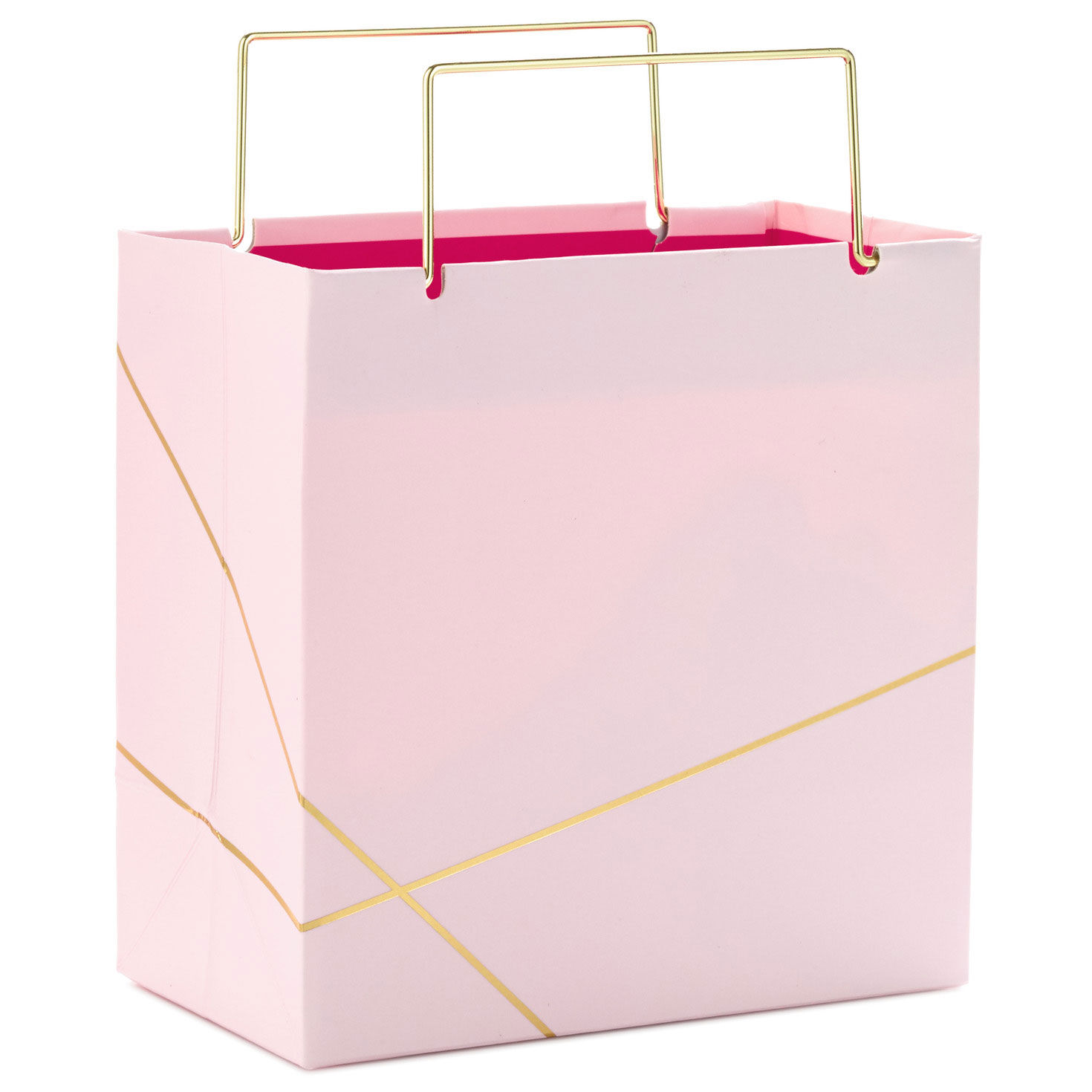 Pink and gold gift bags best sale