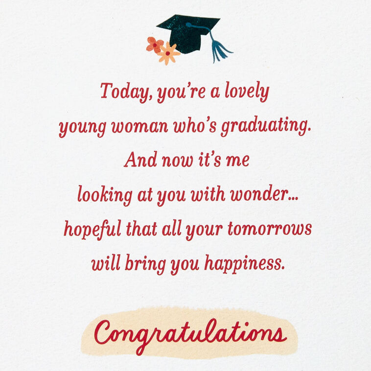 Full of Wonder Graduation Card for Granddaughter Full of Wonder Graduation Card for Granddaughter