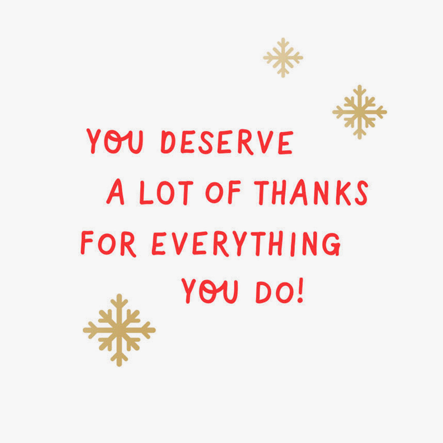 Santa and Snowflakes Christmas Card for Coworker Sentiment image number 2