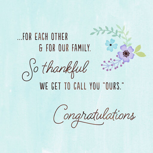 A Good Fit Wedding Card for Nephew and His Wife, 