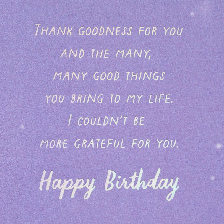 Thank Goodness for You Birthday Card for Friend, , large image number 2