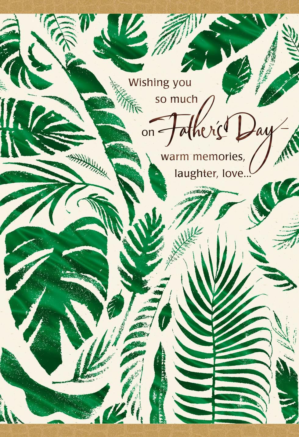 UNICEF Palm Branches Father's Day Card