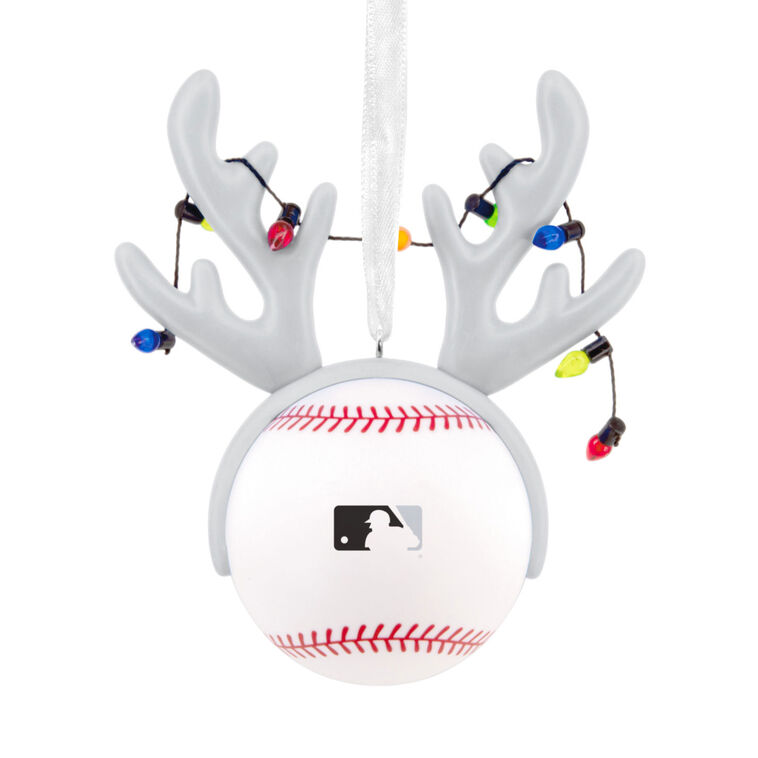 White Sox Reindeer Baseball Christmas Ornament back image number 6