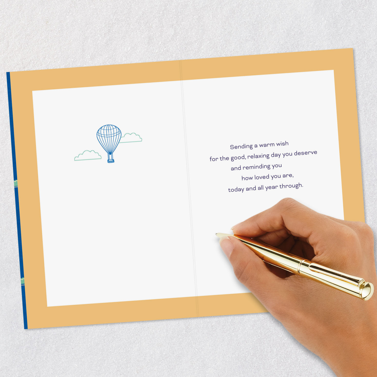 Hot Air Balloon Father's Day Card Signing card image number 6