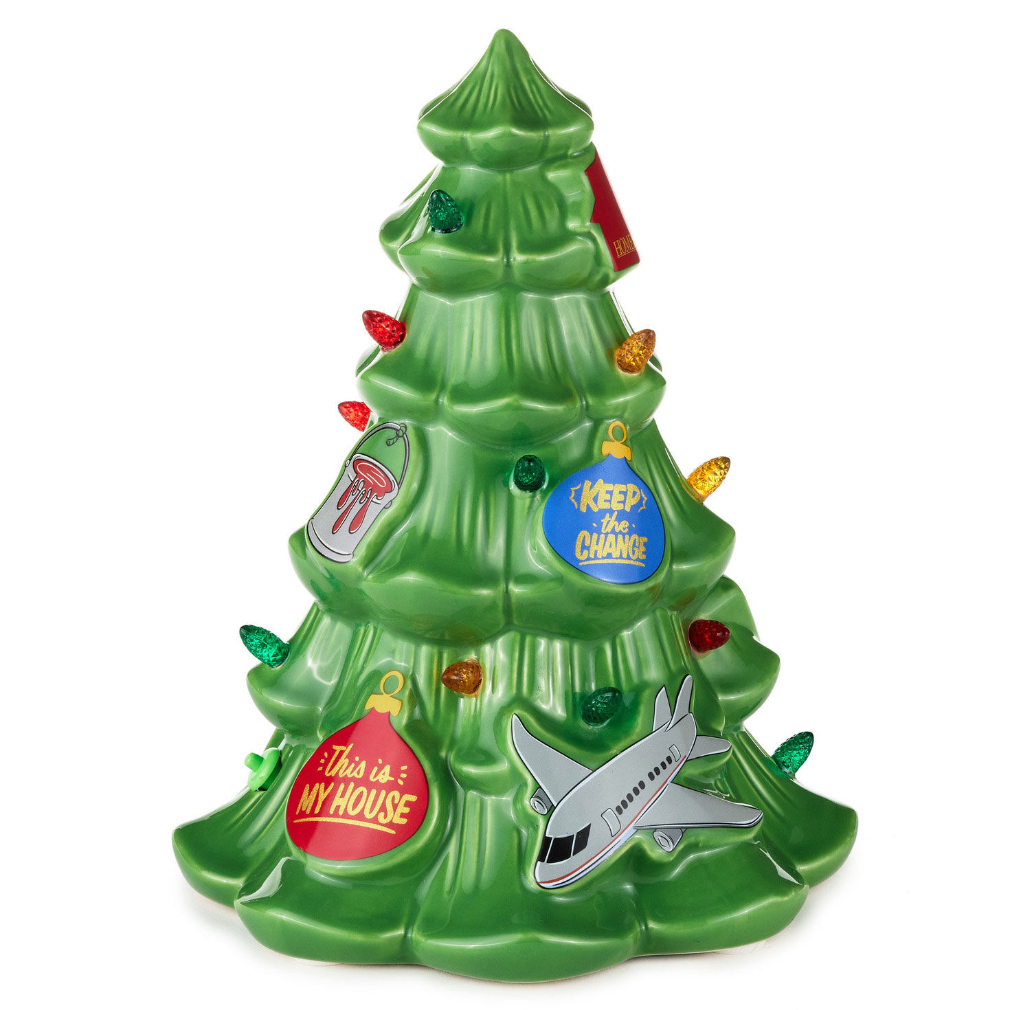 Home Alone Christmas Tree Tabletop Decoration With Light and Sound