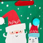 15.5" Santa and Llama Christmas Gift Bag, , large image number 4