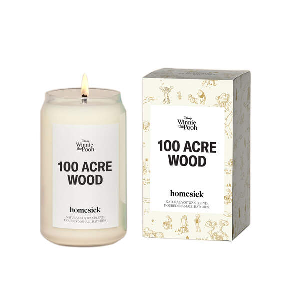 Homesick Candles Disney Winnie The Pooh 100 Acre Wood Candle, 13.75 oz.