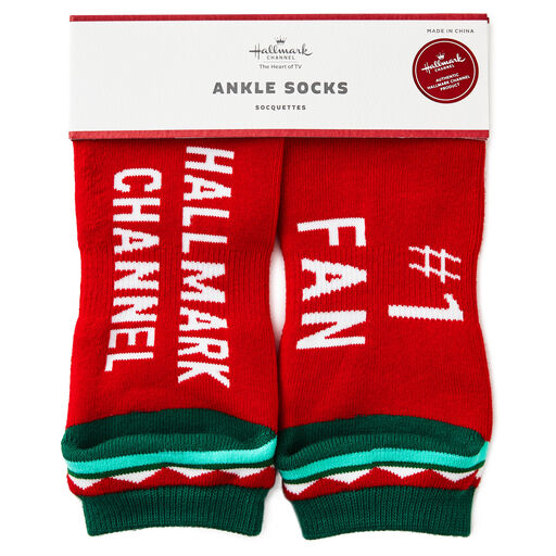 Hallmark Channel #1 Fan Novelty Ankle Socks, 