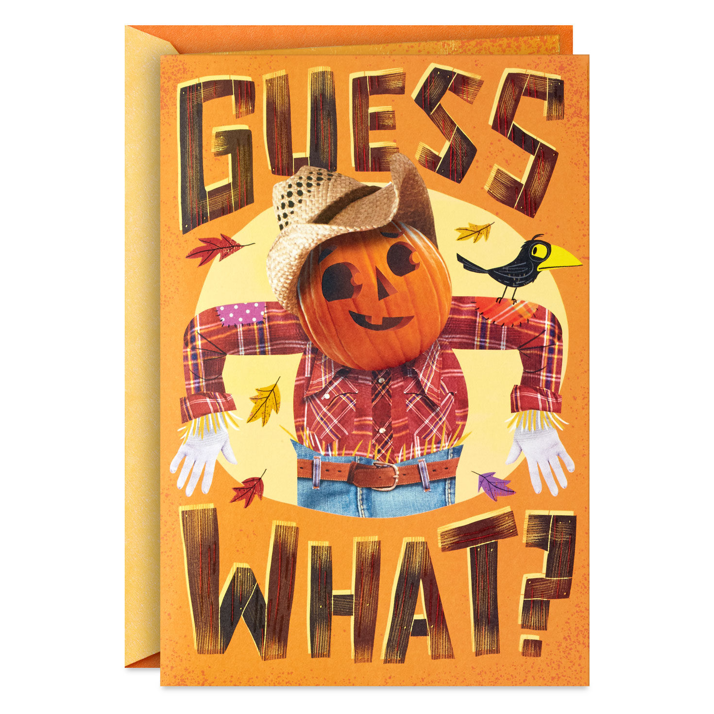 Pumpkin Butt Scarecrow Funny Musical Pop-Up Halloween Card for only USD 7.99 | Hallmark