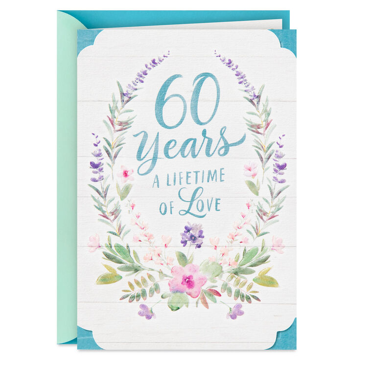 Love Is Everything 60th Anniversary Card