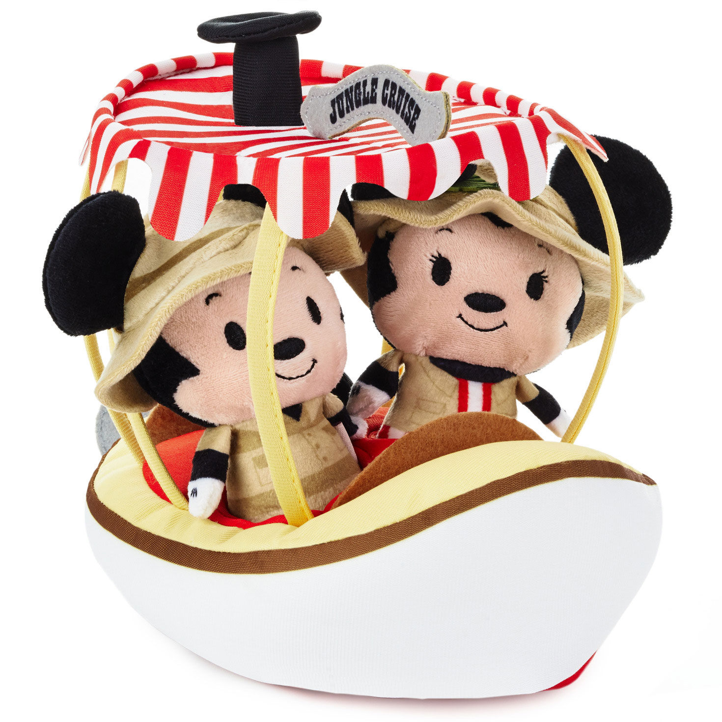 itty bittys® Walt Disney World 50th Anniversary Jungle Cruise Mickey and Minnie Plush, Set of 3 for only USD 29.99 | Hallmark