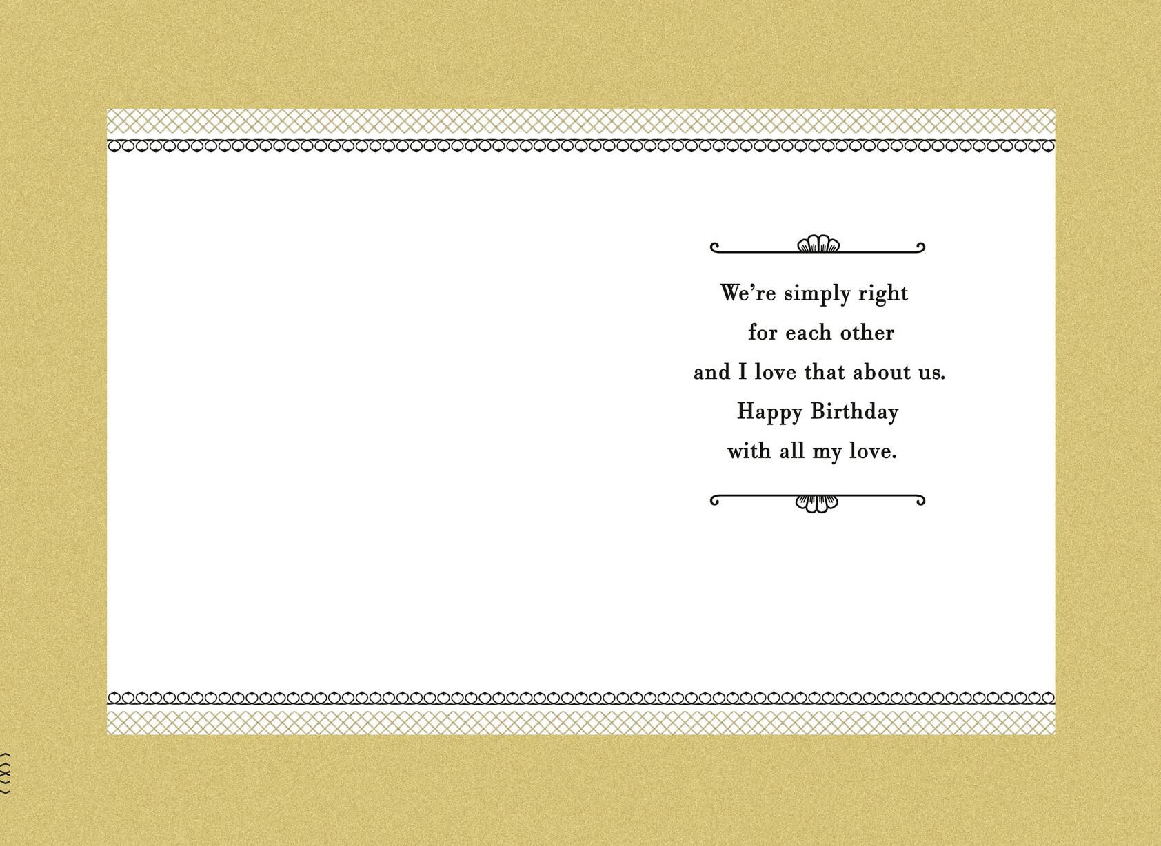 Hand in Hand, Side by Side Birthday Card