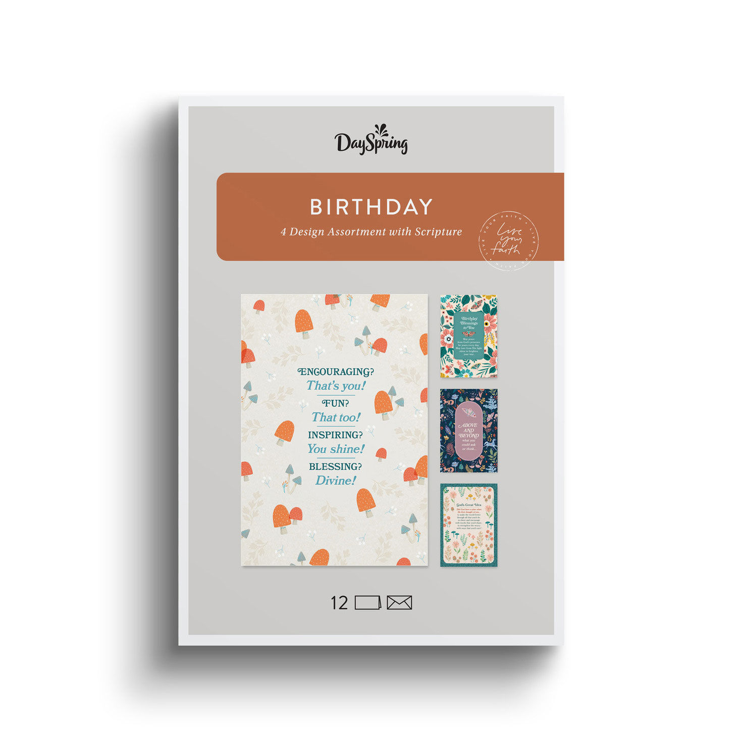 Nature Prints DaySpring Birthday Cards Assortment package front image number 2