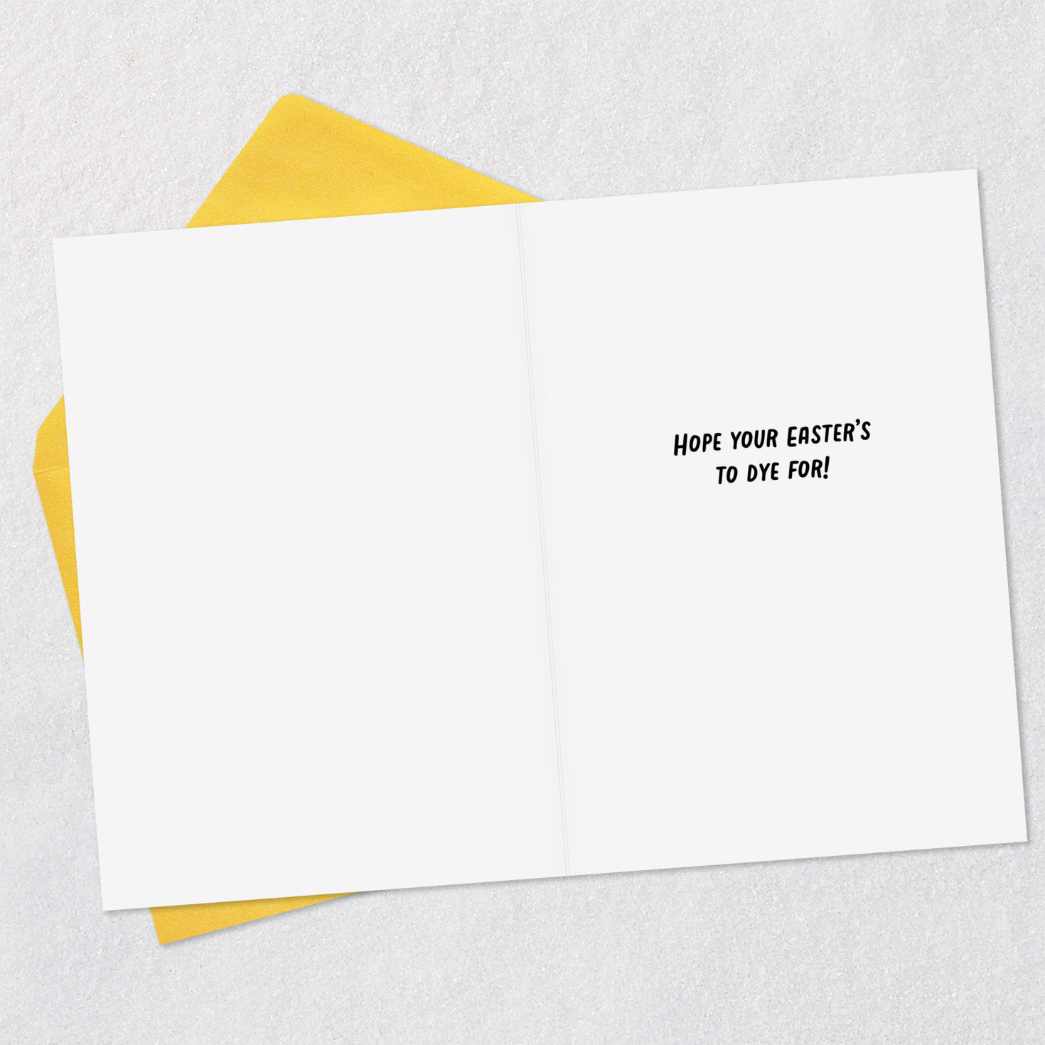 Dyed Easter Eggs Funny Easter Card Open card with envelope image number 3