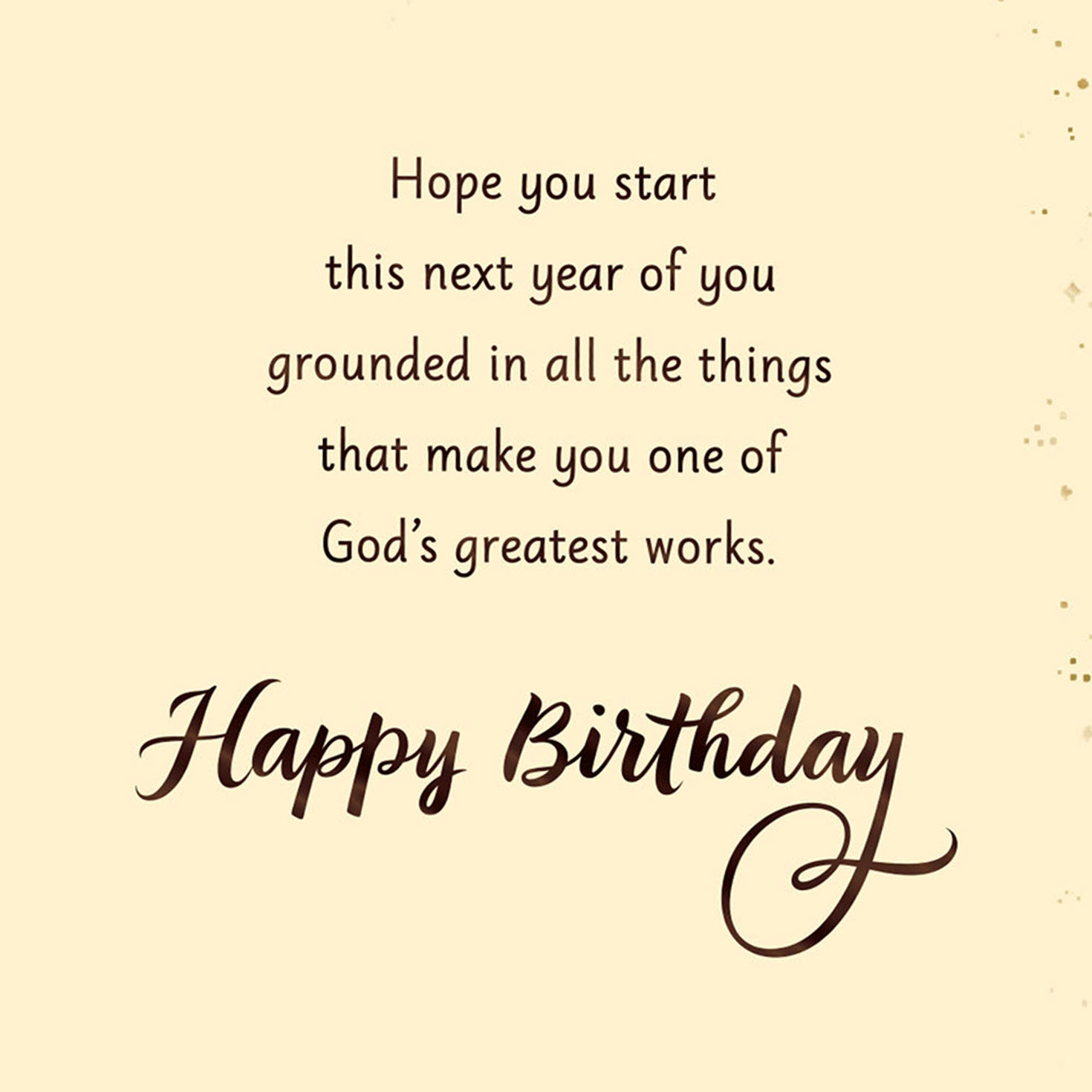 Butterfly Religious Birthday Card Sentiment image number 2