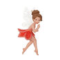 Pink Flower Fairy Keepsake Ornament  image number 1