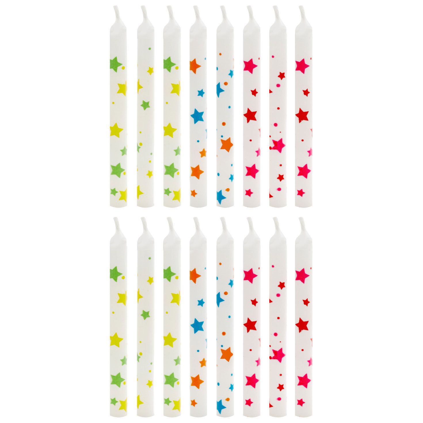 Scattered Stars White Birthday Candles, Set of 16 for only USD 4.99 | Hallmark
