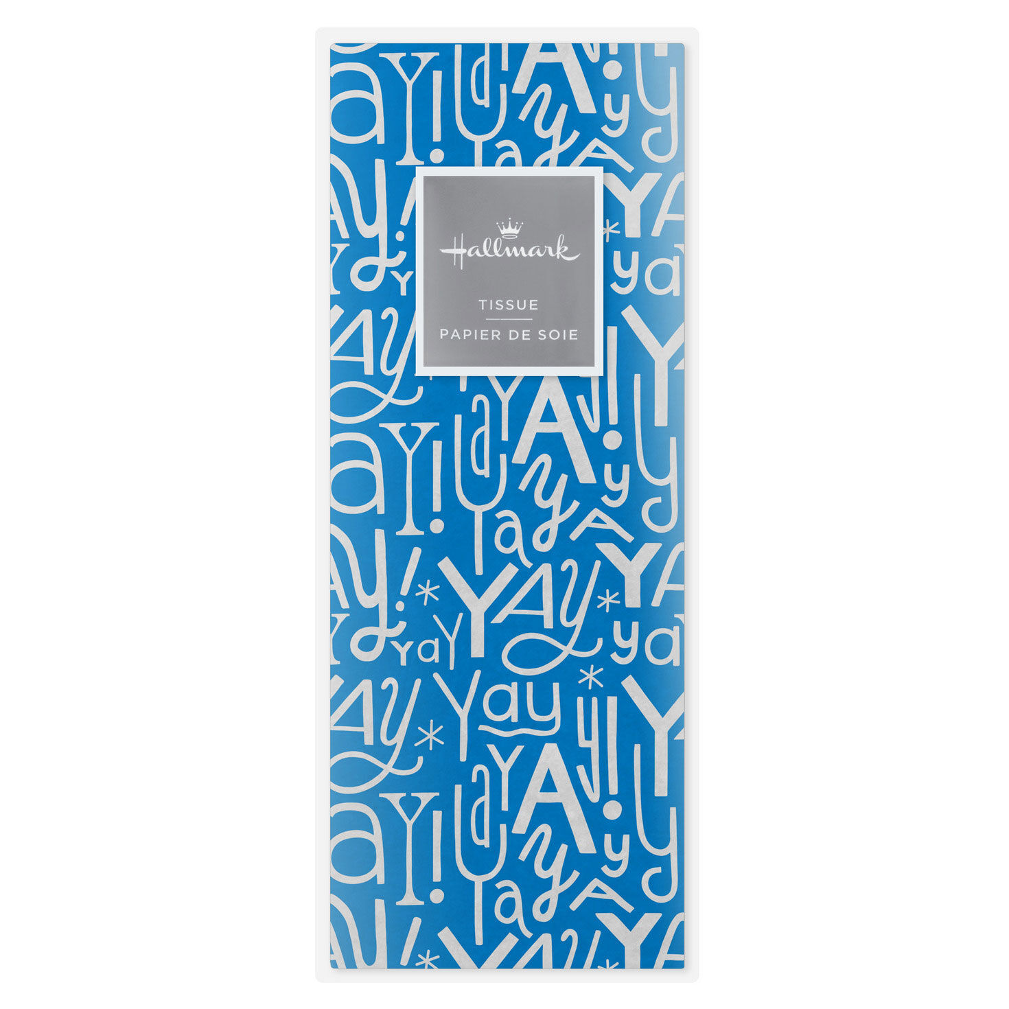 Yay Doodles on Blue Tissue Paper, 6 Sheets, , large image number 4