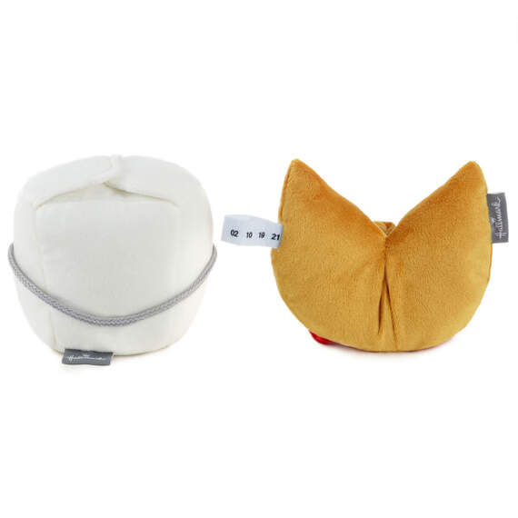 Better Together Takeout Box and Fortune Cookie Magnetic Plush Pair, 5", , large image number 2