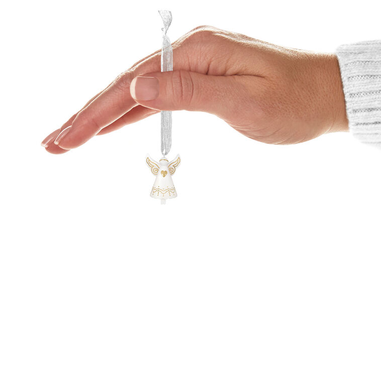 Mini Little Angel Porcelain Ornament, 1.25", , large image number 4