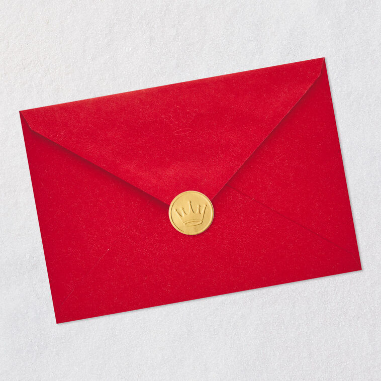 Festive Botanicals Son and Daughter-in-Law Christmas Card Envelope Back with Seal image number 9