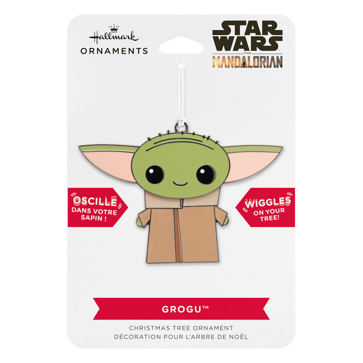 Star Wars The Mandalorian™ Grogu™ Moving Metal Hallmark Ornament
