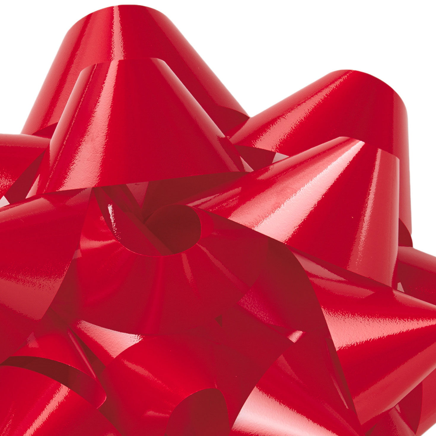 Giant Red High Gloss Gift Bow, 11", , large image number 5