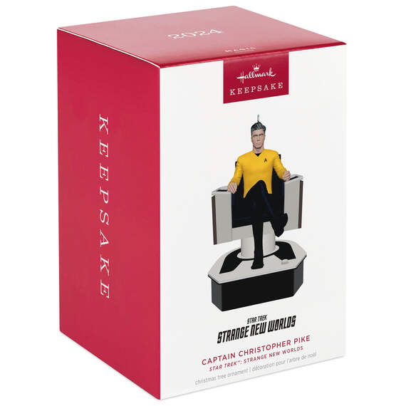 Star Trek™: Strange New Worlds Captain Christopher Pike Ornament With Sound, , large image number 7