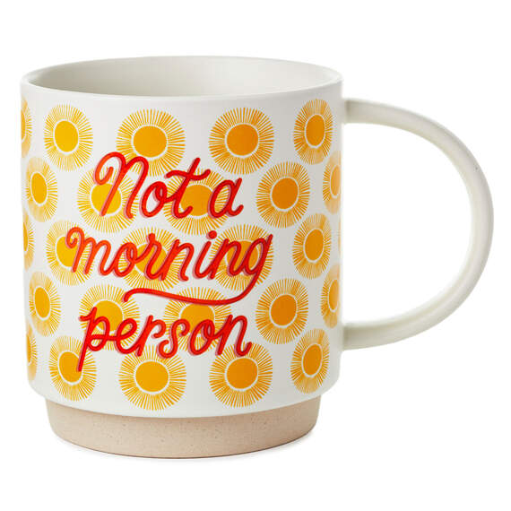 Not a Morning Person Funny Mug, 16 oz., , large image number 1