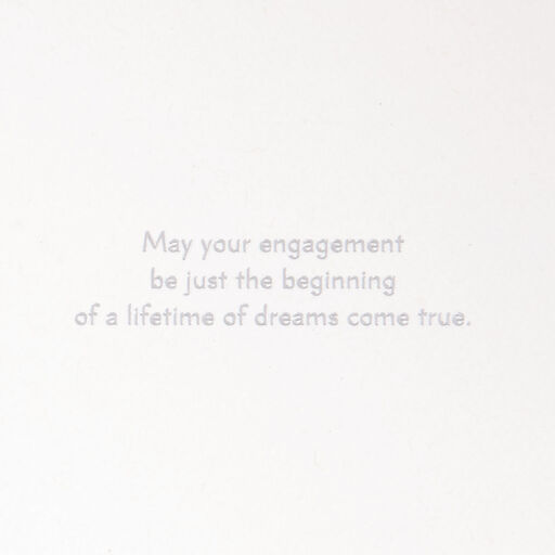 Diamond Ring Engagement Congratulations Card, 