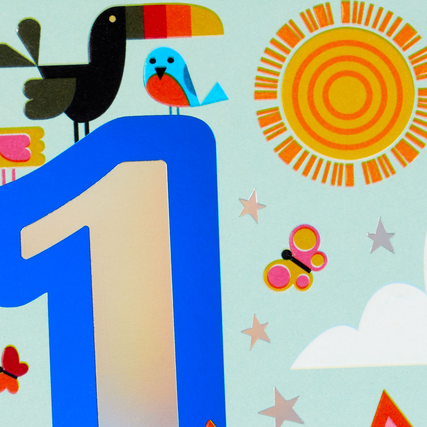 Wild and One! 1st Birthday Card, , large image number 4