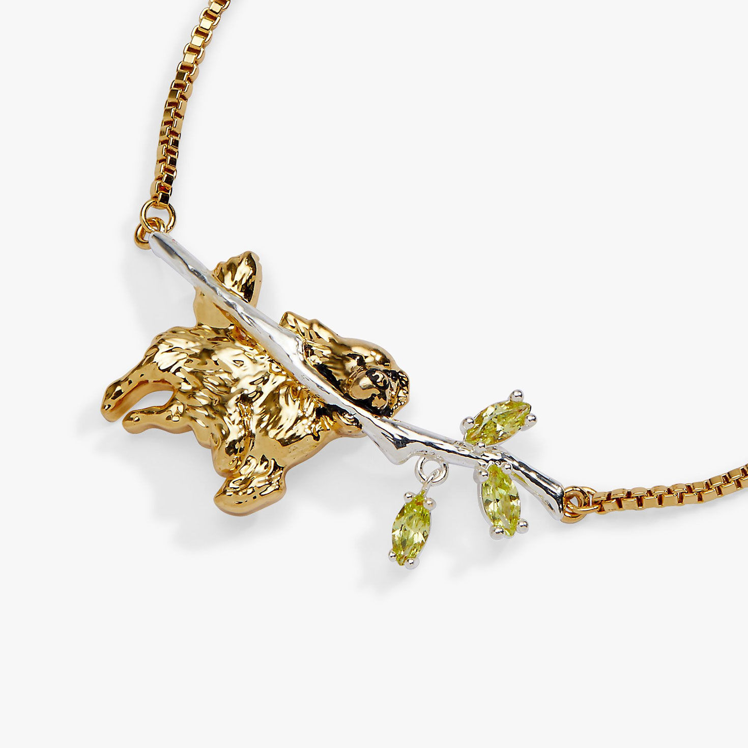 Alex And Ani Golden Retriever Inline Bracelet upclose view image number 2