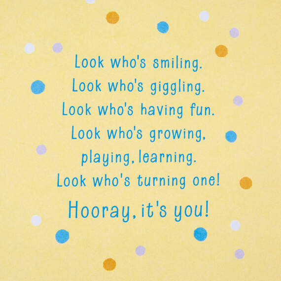 Look Who's Smiling Birthday Card, , large image number 2
