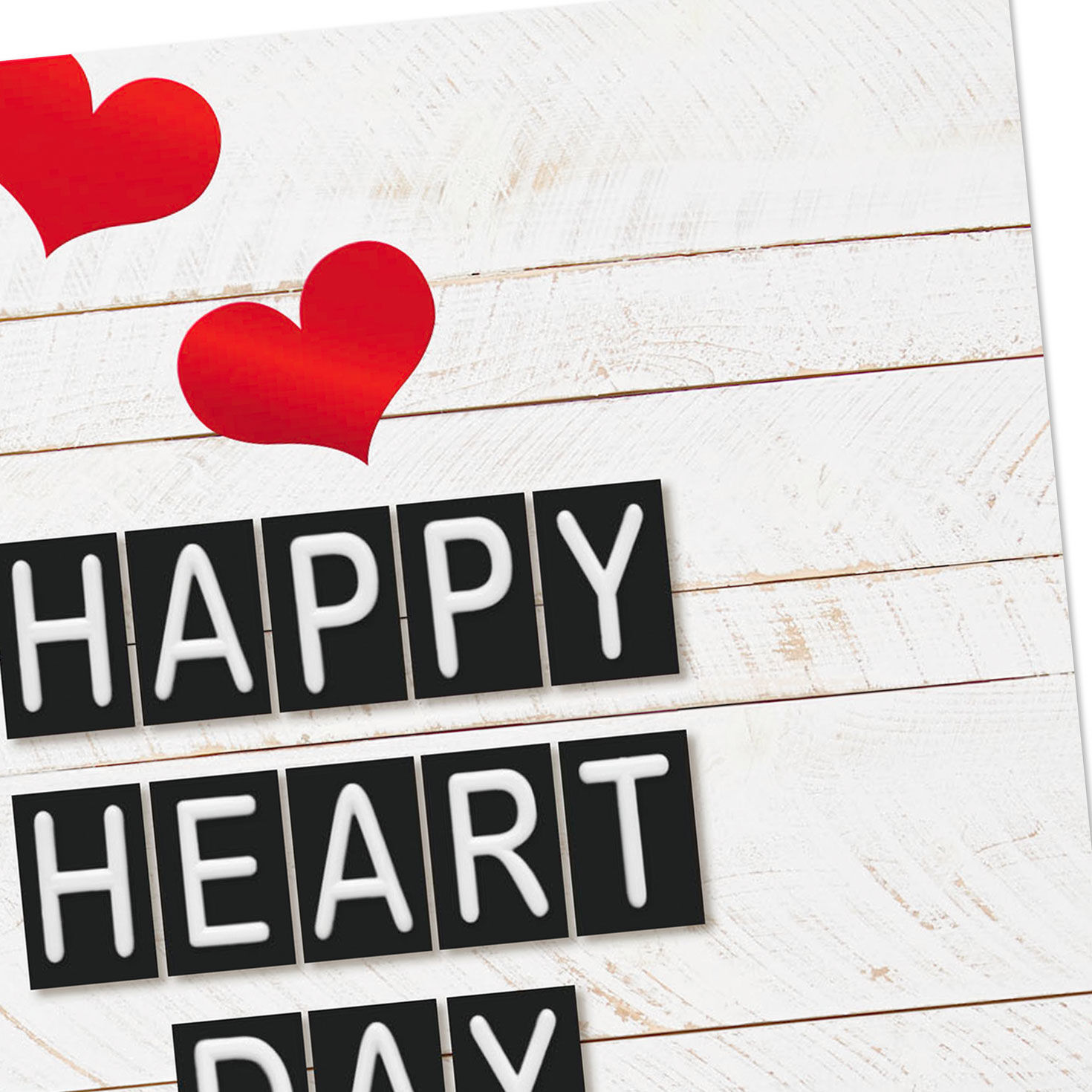 Letter Board Heart Day Valentine's Day Cards Pack Card Front Detail image number 4