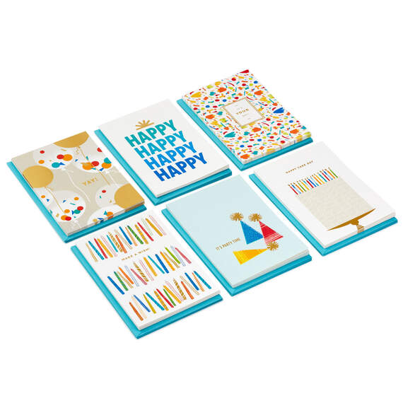 Bright Birthday Wishes Boxed Birthday Cards Assortment, Pack of 36