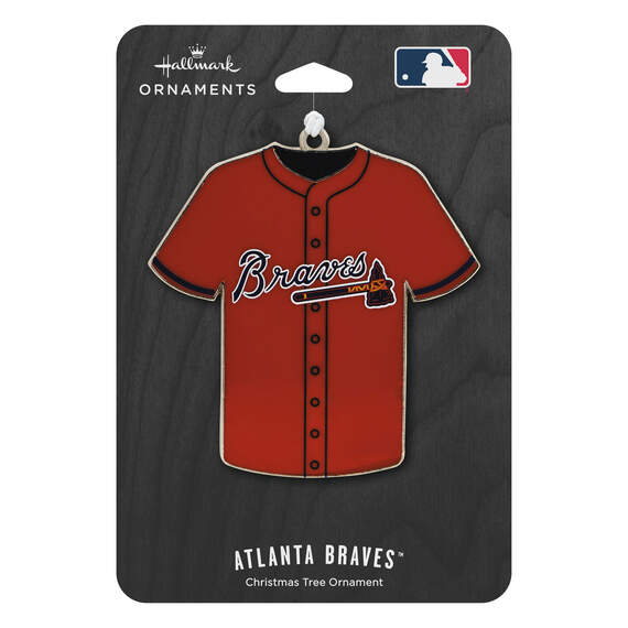 MLB Atlanta Braves™ Baseball Jersey Metal Hallmark Ornament, , large image number 4