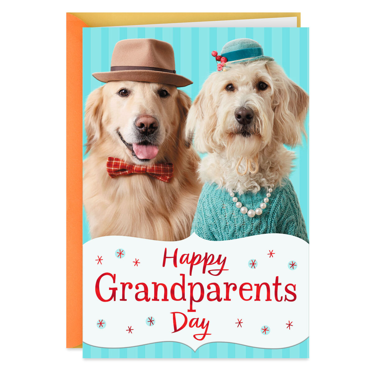 Dapper Dog Couple Grandparents Day Card Greeting Cards Hallmark