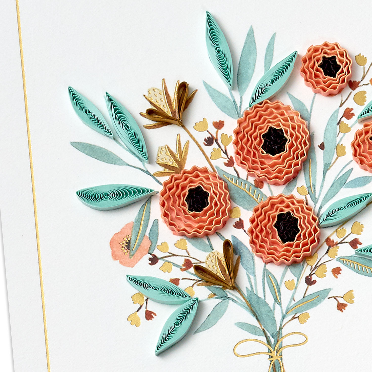 Floral Bouquet Blank Quilled Paper Handmade Thinking of You Card for only USD 10.99 | Hallmark