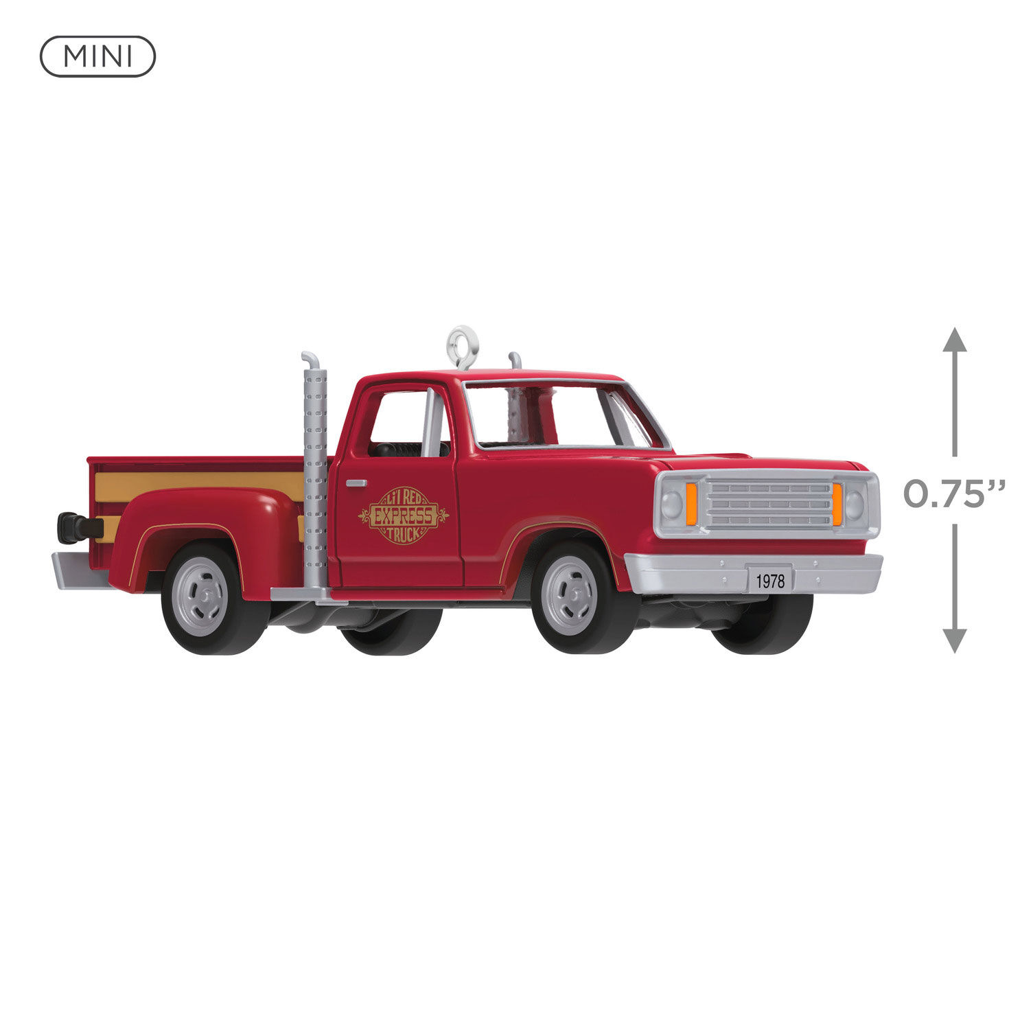 Red Dodge Truck Keepsake Ornament  image number 3