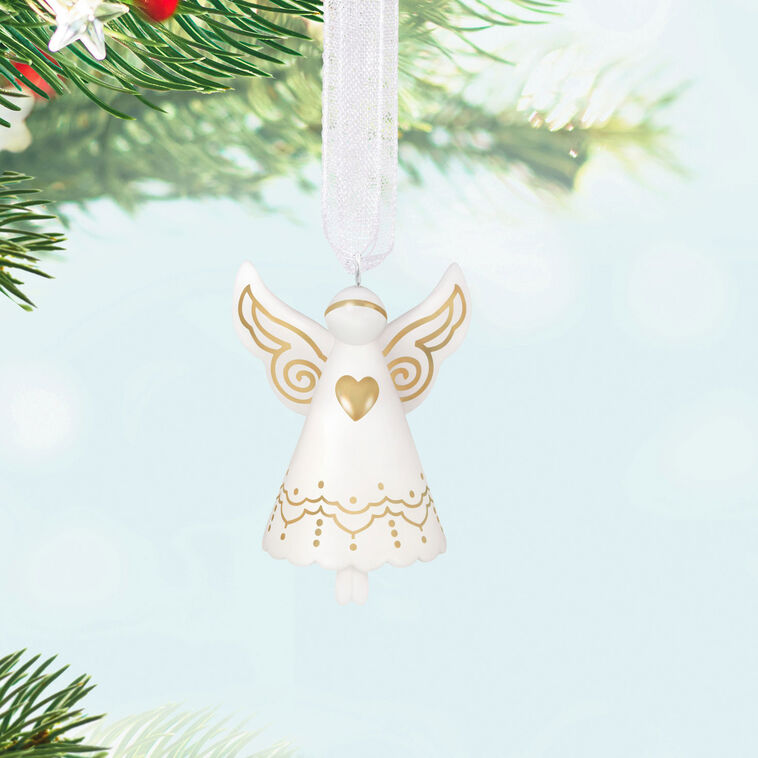 Mini Little Angel Porcelain Ornament, 1.25", , large image number 2