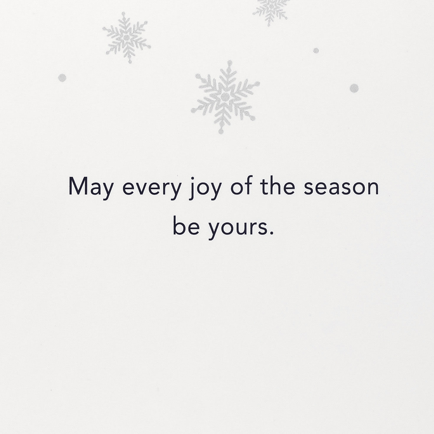 Blue and Gold Snowflakes Boxed Christmas Cards Sentiment Detail image number 4