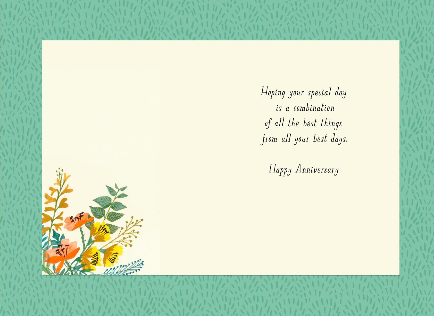 Bring Out the Best Anniversary Card