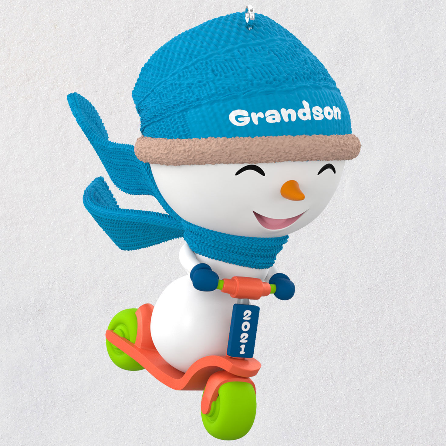 Grandson Christmas Ornaments 2021 Grandson Snowman 2021 Ornament Keepsake Ornaments Hallmark