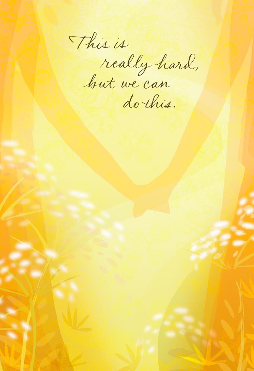 We'll Hold Each Other's Hands Encouragement Card