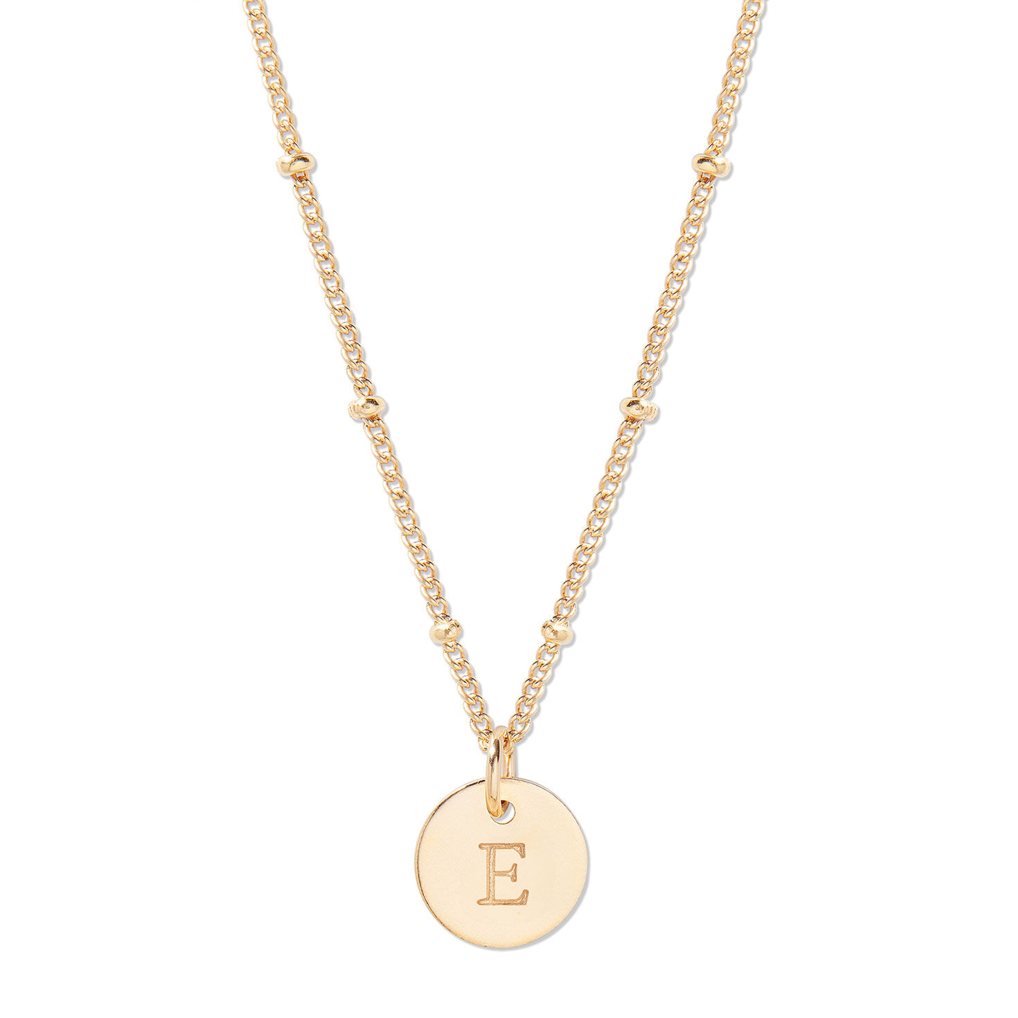Brook & York Madeline Initial Pendant, Initial E